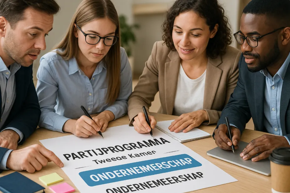 De verkiezingen en ondernemerschap